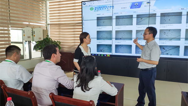 朱旭華副總經(jīng)理與代表們圍繞蟲情測報(bào)深入交流 朱旭華副總經(jīng)理與代表們圍繞蟲情測報(bào)深入交流