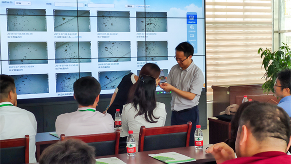 朱旭華副總經(jīng)理與代表們圍繞蟲情測報(bào)深入交流 朱旭華副總經(jīng)理與代表們圍繞蟲情測報(bào)深入交流